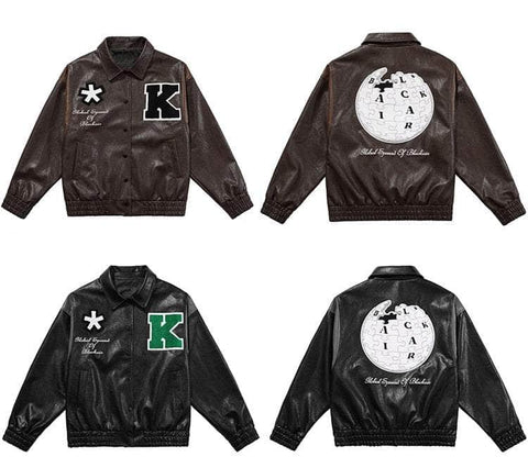 K Jigzaw WORLD Faux Leather Jacket