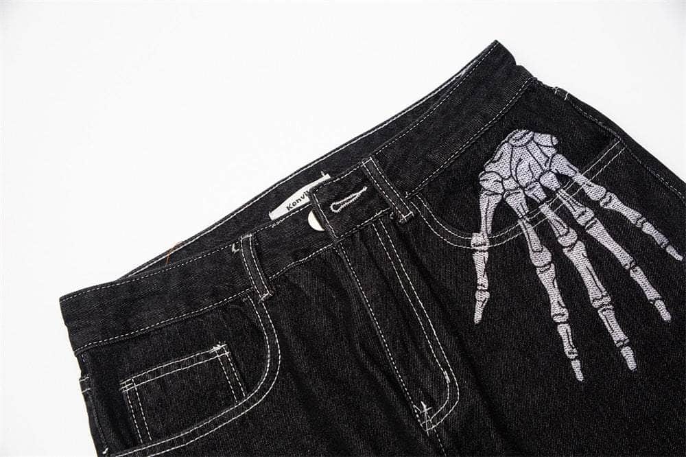 Skel-SKEL Double-Sided Jeans