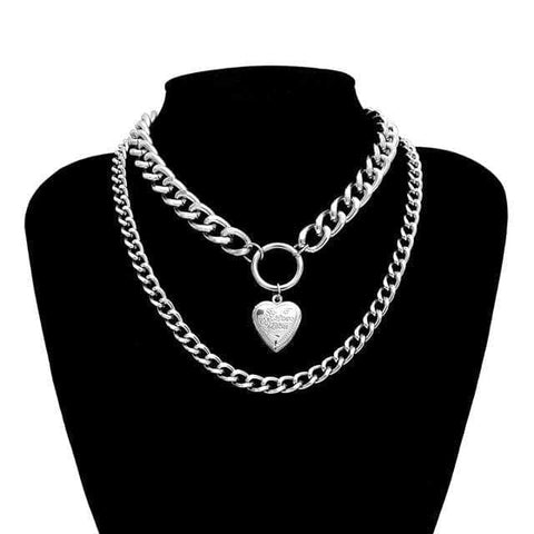 boxed heart shaped necklace