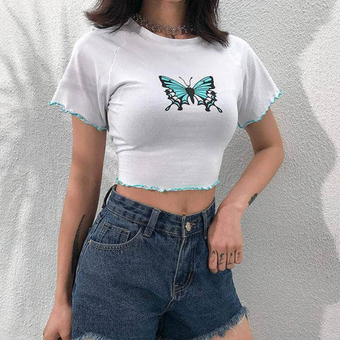 Butterfly Crop Top